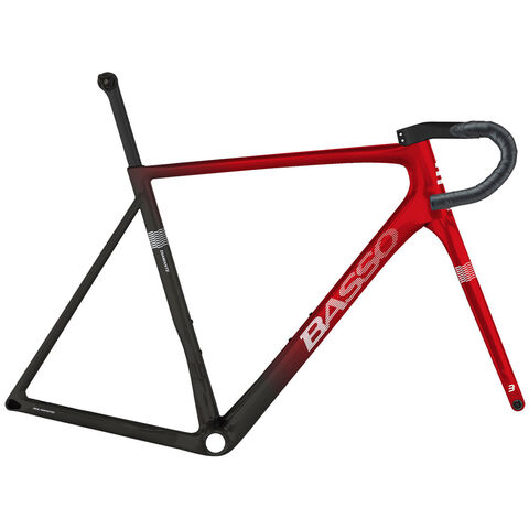 Basso Bikes Diamante Disc Frameset Red Fade click to zoom image