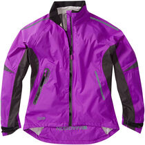 Madison Stellar women's waterproof jacket, purple cactus