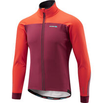Madison RoadRace Apex men's softshell jacket, classy burgundy / chilli red