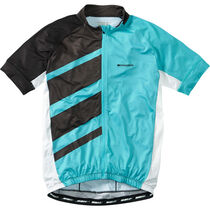 Madison Sportive Race men's short sleeve jersey, blue curaco / black