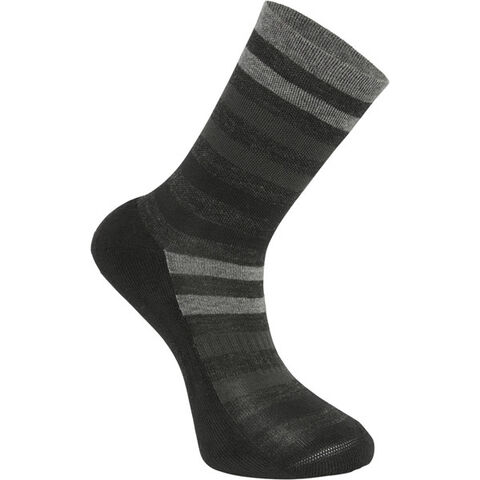 Madison Isoler Merino 3-season sock, black fade click to zoom image