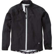 Madison Sportive Hi-Viz youth waterproof jacket, black