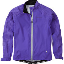 Madison Sportive Hi-Viz youth waterproof jacket, purple reign