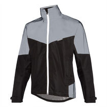 Madison Stellar Reflective men's waterproof jacket, black / silver
