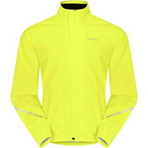 Madison Protec men's 2-Layer waterproof jacket, hi-viz yellow
