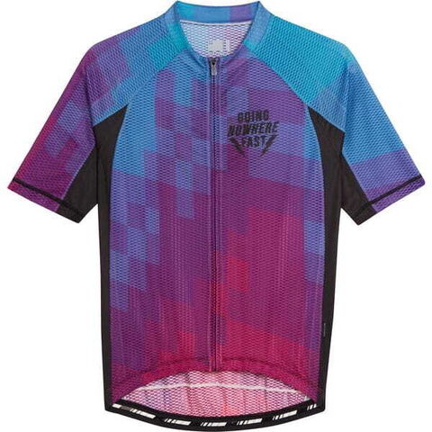 Madison Turbo men's short sleeve jersey - glitch square click to zoom image