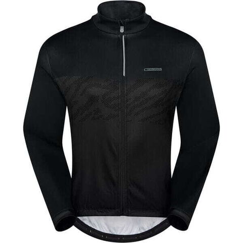 Madison Sportive men's long sleeve thermal jersey - black click to zoom image