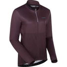 Madison Sportive women's long sleeve thermal jersey - mauve click to zoom image