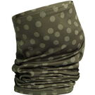 Madison Isoler Microfiber neck warmer - polka dark olive - one size click to zoom image