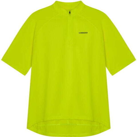 Madison Freewheel men's short sleeve jersey - hi-viz yellow click to zoom image