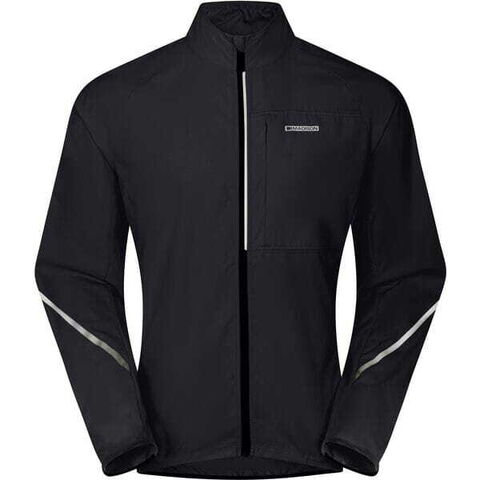 Madison Freewheel men's packable jacket, black click to zoom image