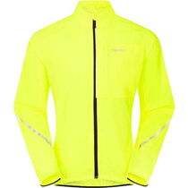 Madison Freewheel men's packable jacket, hi-viz yellow
