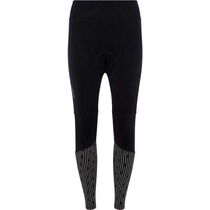 Madison Stellar padded women's reflective thermal tights with DWR, black