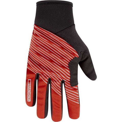 Madison Stellar Reflective Windproof Thermal gloves, lava red click to zoom image