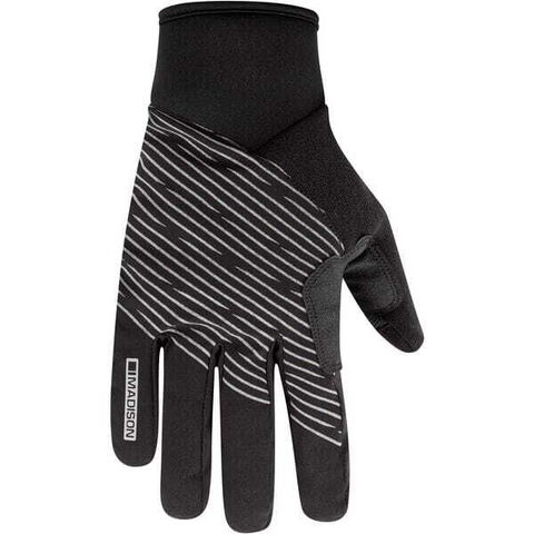 Madison Stellar Reflective Waterproof Thermal gloves, black click to zoom image