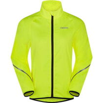 Madison Freewheel youth packable jacket, hi-viz yellow