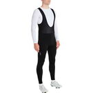 Madison Freewheel men's thermal bib tights with pad, black click to zoom image