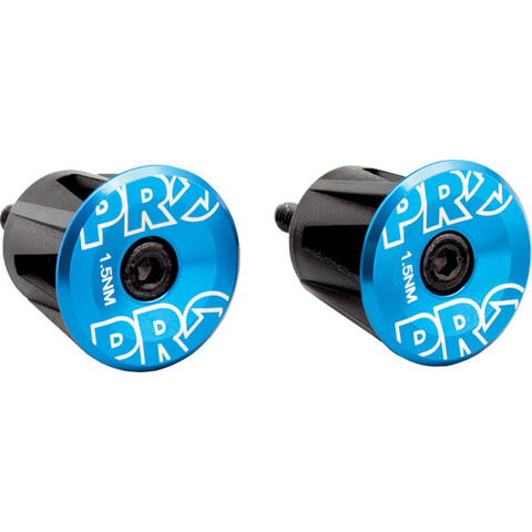 PRO Handlebar end plug, anodized alloy, blue click to zoom image