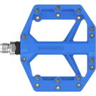 Shimano Pedals PD-GR400 flat pedals, resin with pins, blue click to zoom image
