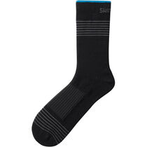 Shimano Clothing Unisex Tall Wool Socks, Black