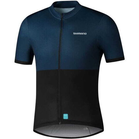 Shimano Clothing Men's Element Jersey, Navy click to zoom image