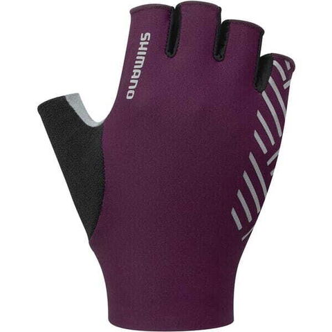 Shimano Clothing Men's Advanced Gloves, Dark Red click to zoom image