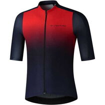Shimano Clothing Men's, S-PHYRE FLASH Jersey, Red/Navy