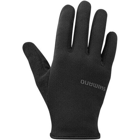 Shimano Clothing Unisex Light Thermal Gloves, Black click to zoom image