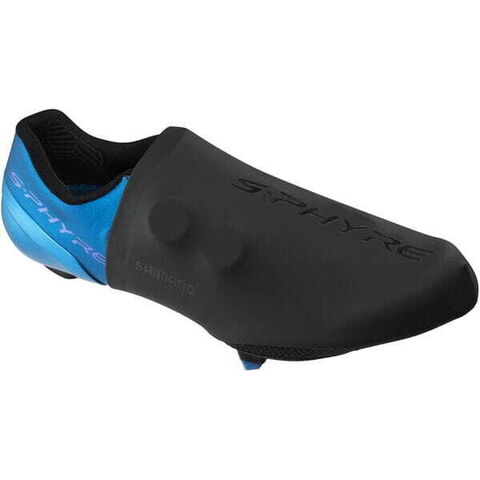 Shimano Clothing Men's, S-PHYRE Half Shoe Cover, Black click to zoom image