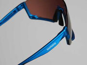 Shimano Clothing Aerolite Glasses, Metallic Blue, RideScape Road Lens click to zoom image