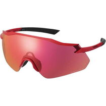 Shimano Equinox Glasses, Metalic Red, RideScape Road Lens