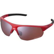 Shimano Twinspark Glasses, Red, RideScape High Contrast Lens