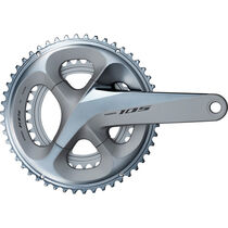 Shimano 105 FC-R7000 105 double chainset, HollowTech II 170 mm 53 / 39T, silver