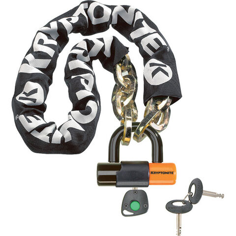 Kryptonite New York chain with series 4 disc lock 3 feet 3 inches (100 cm) click to zoom image